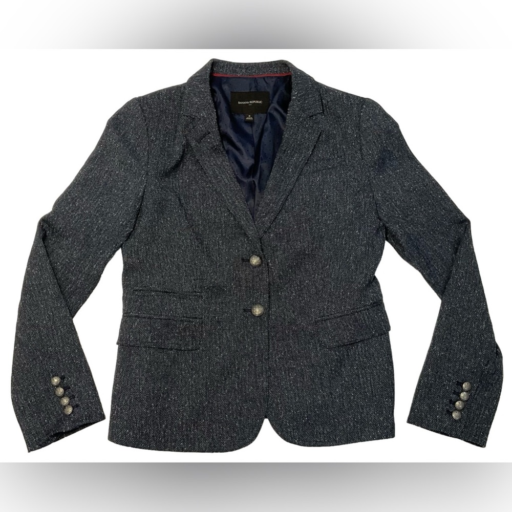 Banana Republic Tweed Suit Jacket Women’s Size 6